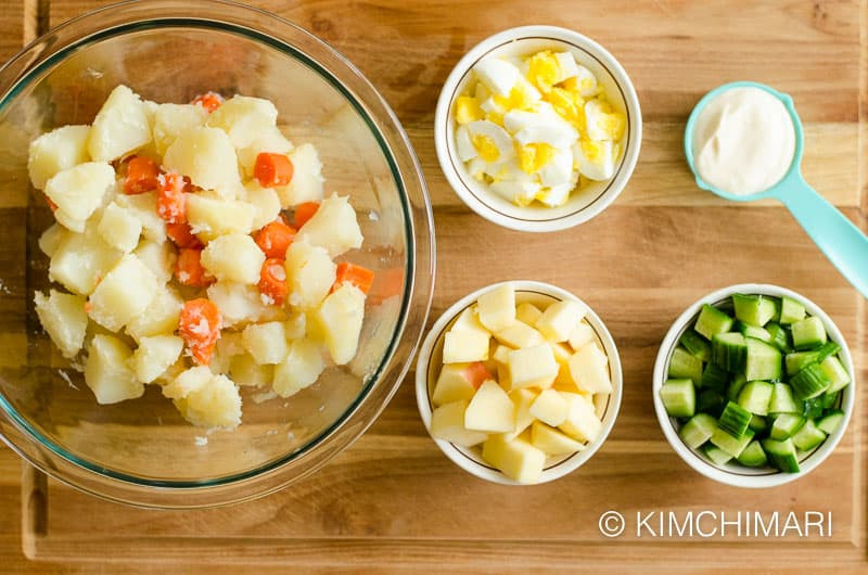 Korean Potato Salad
 Best Korean Potato Salad Gamja Salad