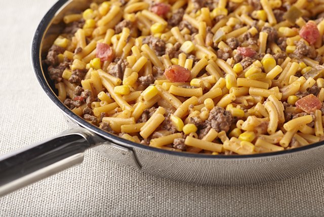 Kraft Mac And Cheese Recipes With Ground Beef
 Tex Mex Beefy Mac & Cheese Kraft Recipes
