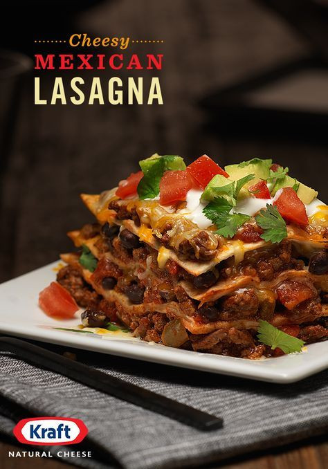 Kraft Mexican Lasagna
 Pin by Marcy Henrickson on food