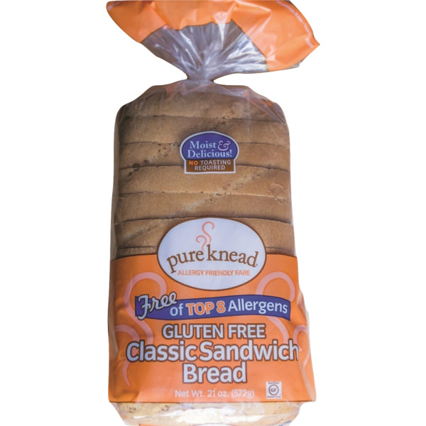 Kroger Gluten Free Bread
 Pure Knead Bread Classic Sandwich Gluten Free from