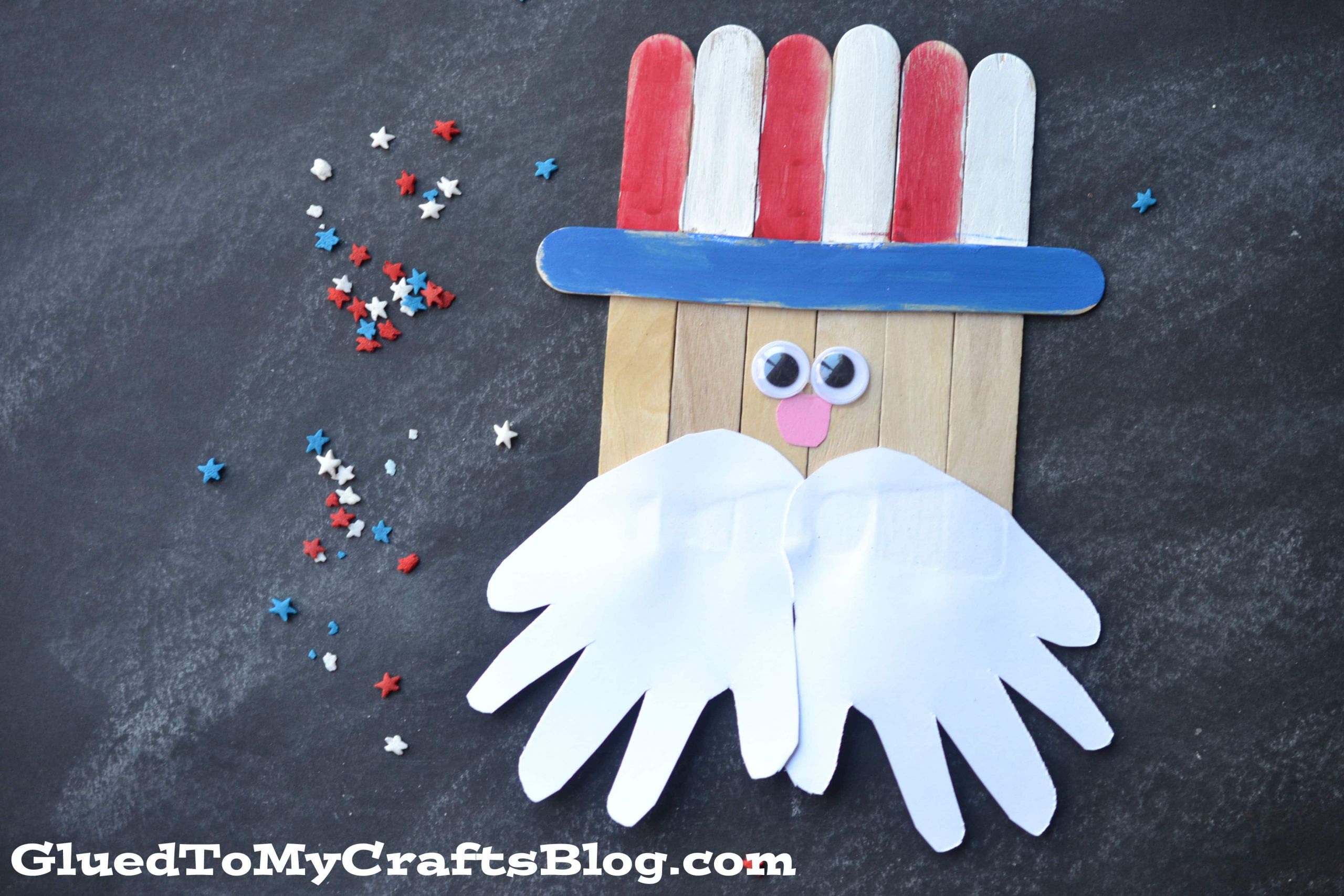 Labor Day Crafts For Toddlers
 Popsicle Stick Uncle Sam Kid Craft