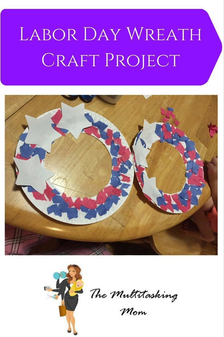 Labor Day Crafts For Toddlers
 Labor Day Wreath Craft Project