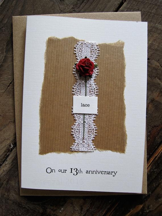 Lace Anniversary Gift Ideas
 9 Best 13th Wedding Anniversary Gifts For Women And Men