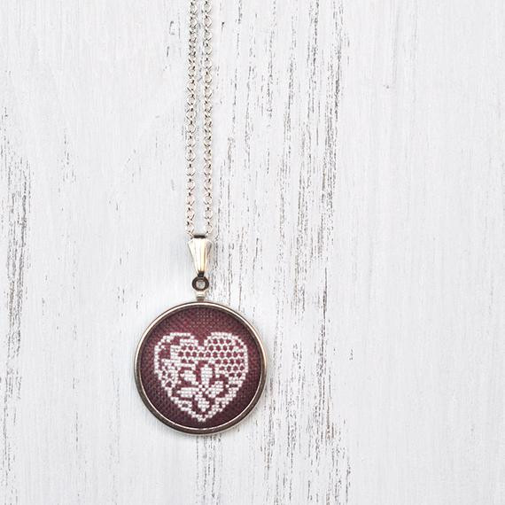 Lace Anniversary Gift Ideas
 Cotton Anniversary Gift For Her Marsala Jewelry 2nd