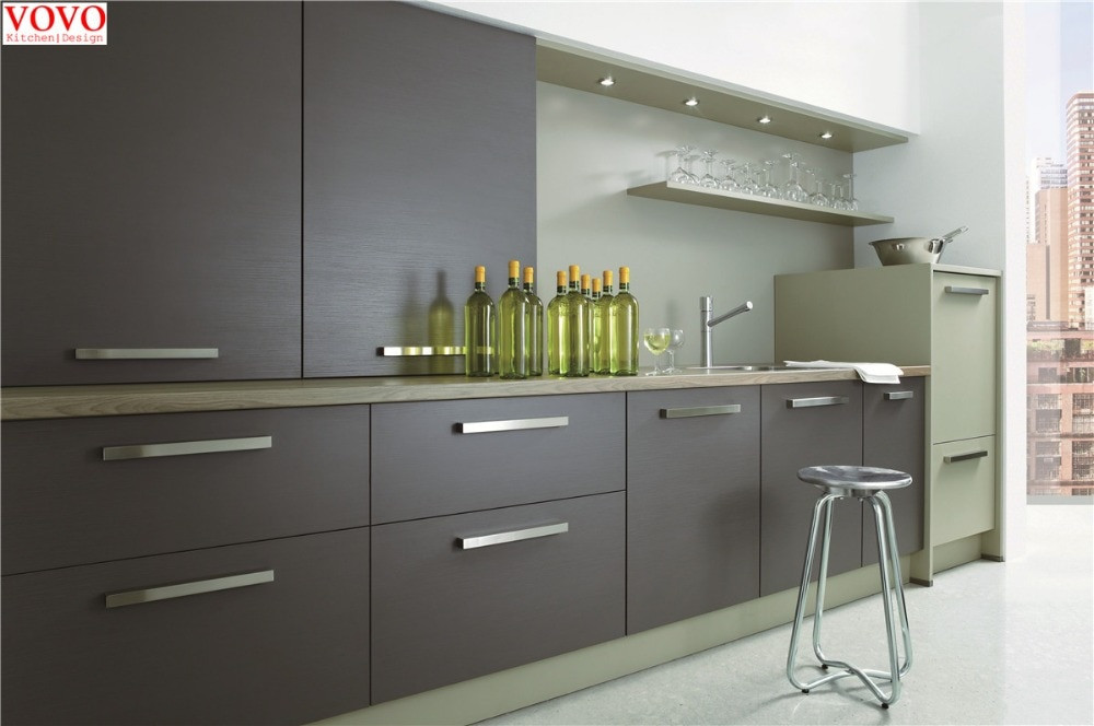 Lacquered Kitchen Cabinets
 Gray lacquer kitchen cabinet in Kitchen Cabinets from Home