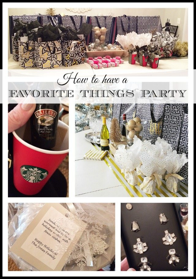 Ladies Night Christmas Party Ideas
 How to throw a "Favorite Things" party holiday girls