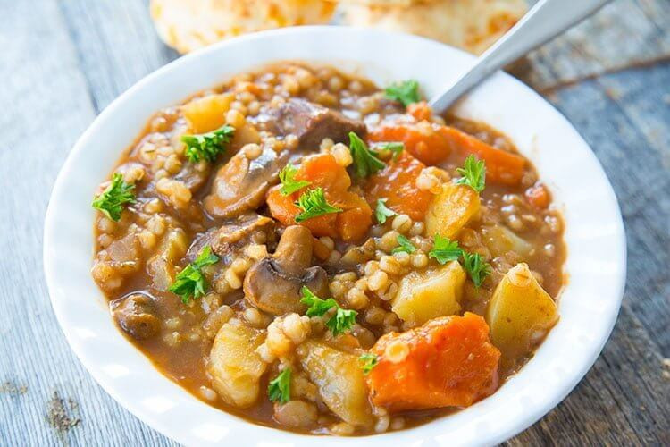 Lamb And Barley Stew
 Beef & Barley Stew Slow Cooker or Instant Pot