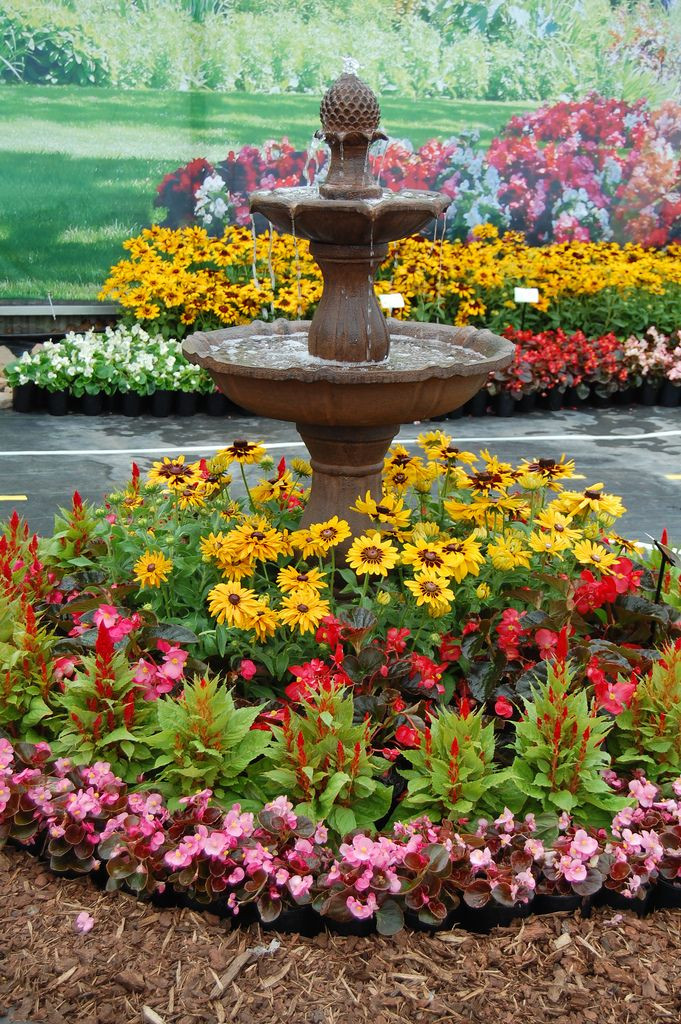 Landscape Around Fountain
 327 best images about Outdoor Planters & Pots on Pinterest