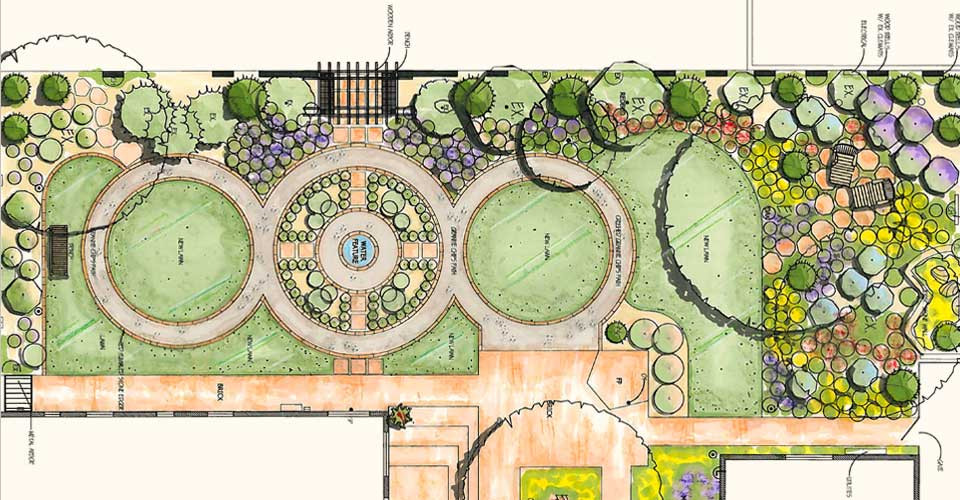 Landscape Design Drawing
 landscape design that is open and flexible Landzen