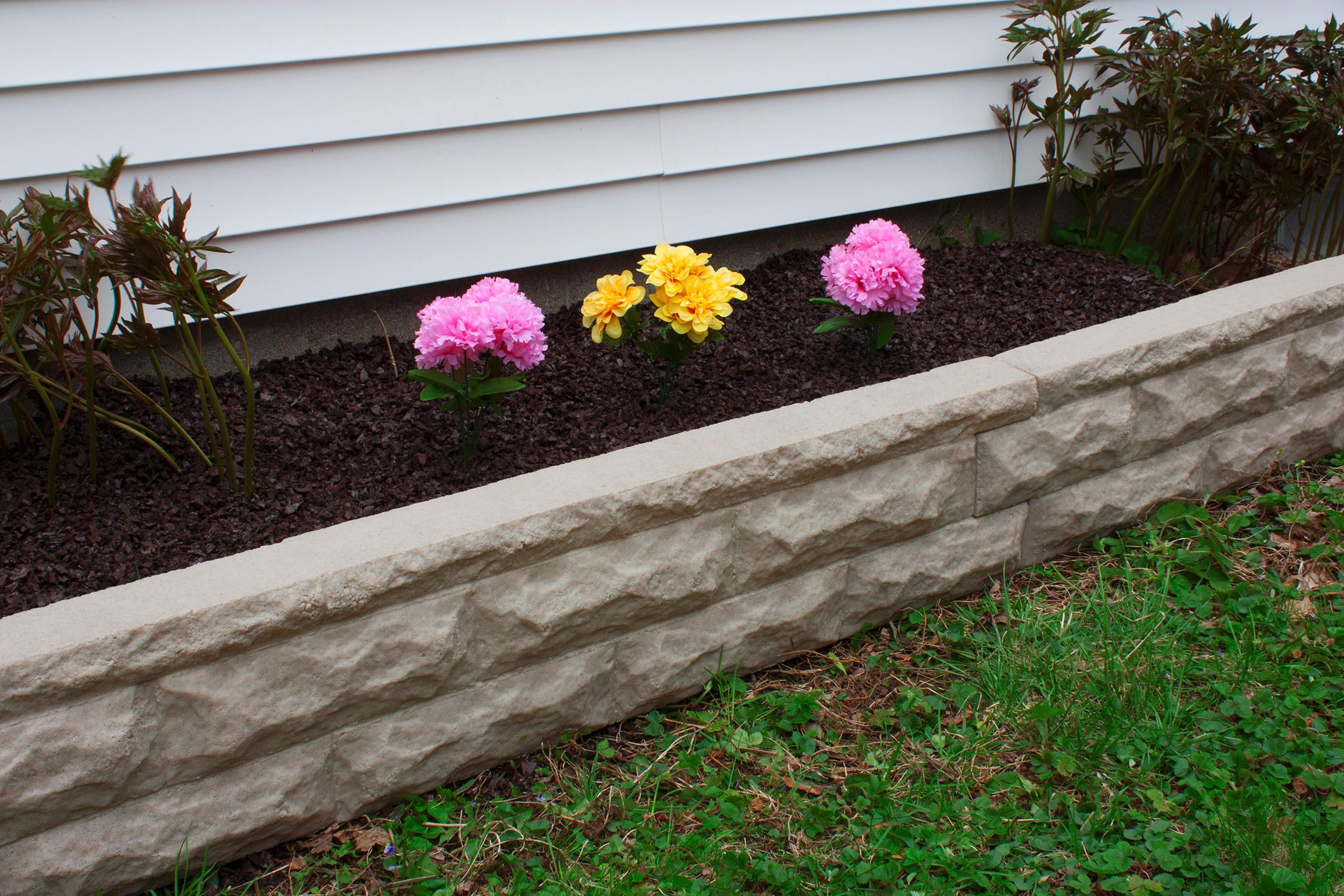 Landscape Edging Borders
 stone border edging landscape wall brick decorative