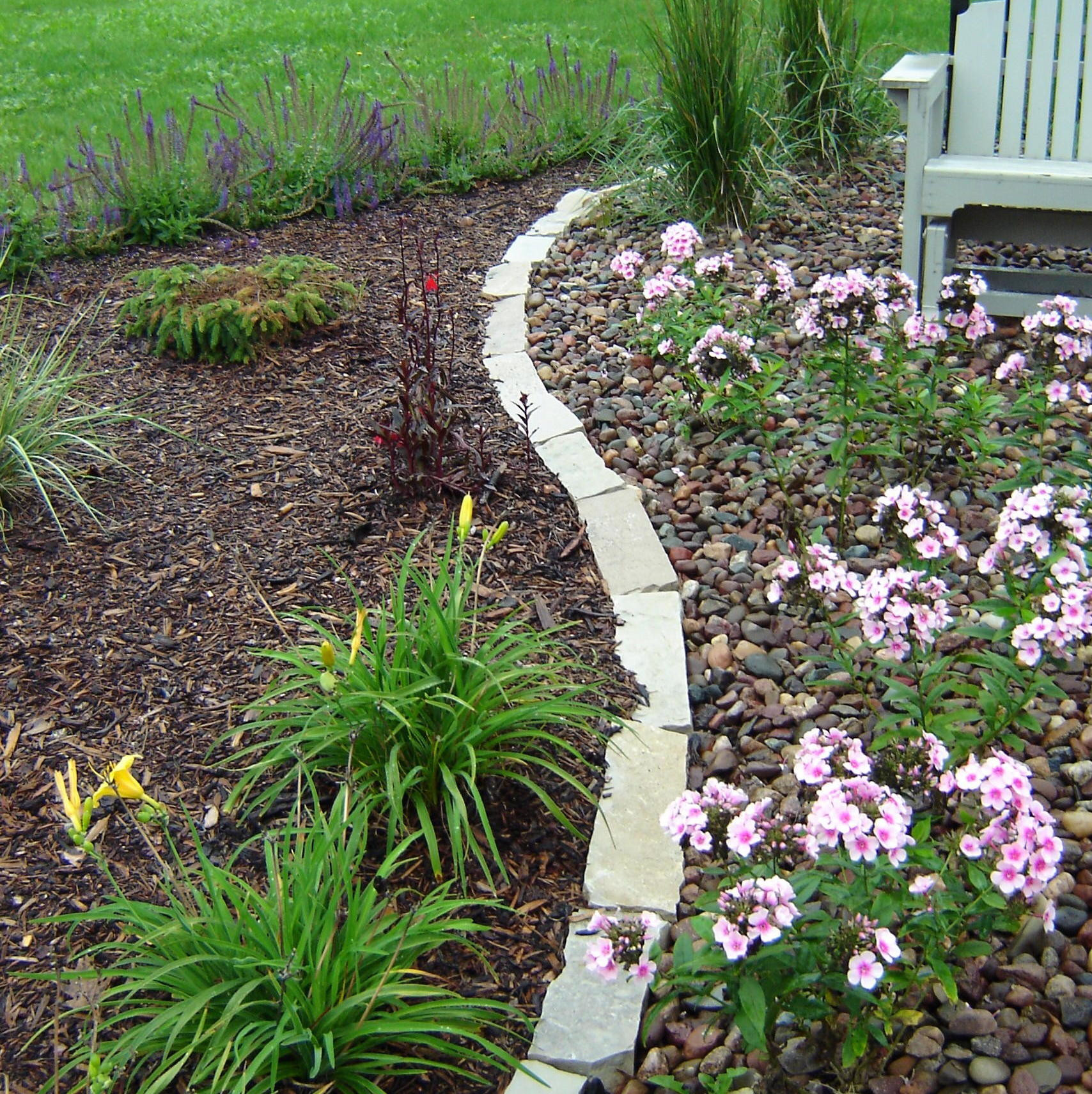 Landscape Edging Stones
 Landscaping How To Install Home Depot Stone Edging For