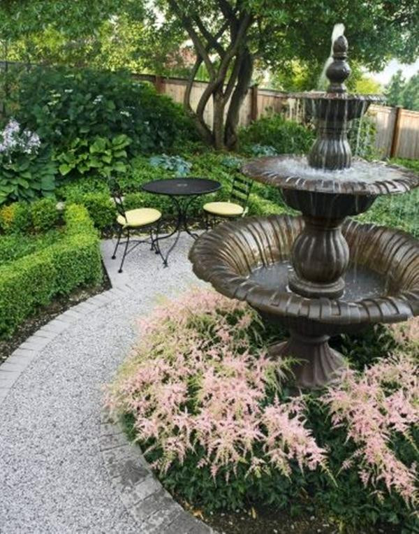 Landscape Fountain Ideas
 30 Beautiful Backyard Ponds And Water Garden Ideas COOLUPON