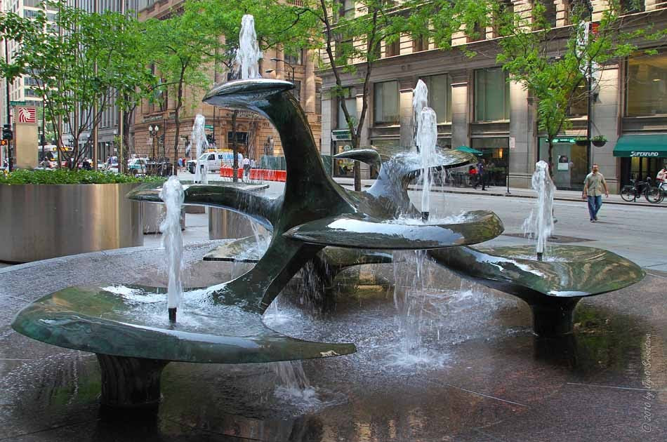Landscape Fountain Public
 Public Art in Chicago Water Fountains of Chicago II