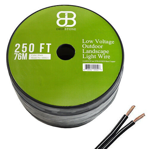 Landscape Lighting Wire
 250ft Low Voltage 12 2 Outdoor Lighting Wire COPPER