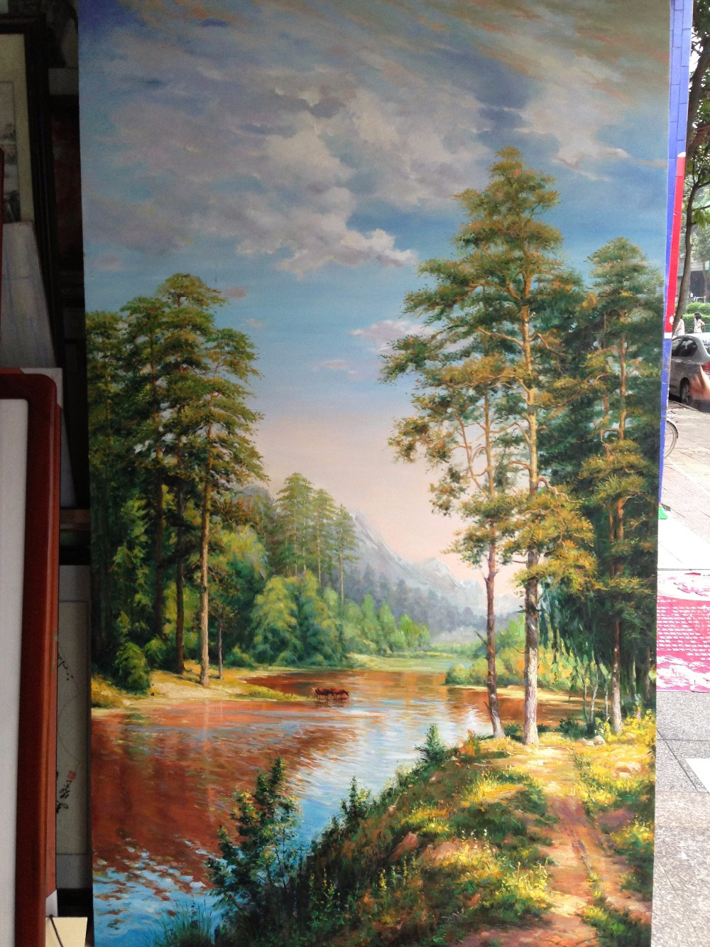 Landscape Oil Painting
 Wholesale Handmade Oil Painting Classic Landscape Painting