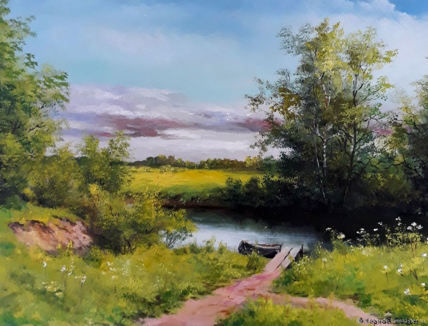 Landscape Oil Painting
 Oil painting Landscape na Rybalko author s work – купить