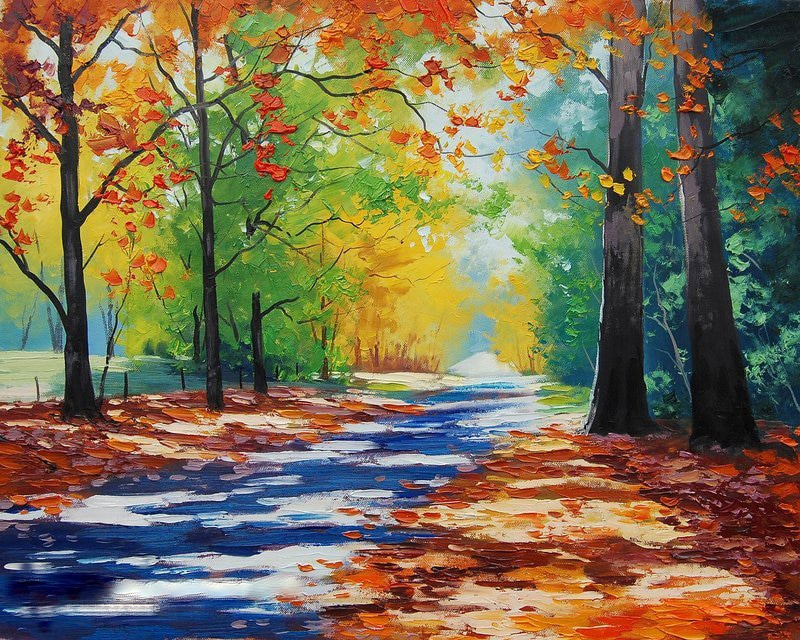Landscape Paintings By Famous Artists
 Aliexpress Buy NEW Hand made Home decoration