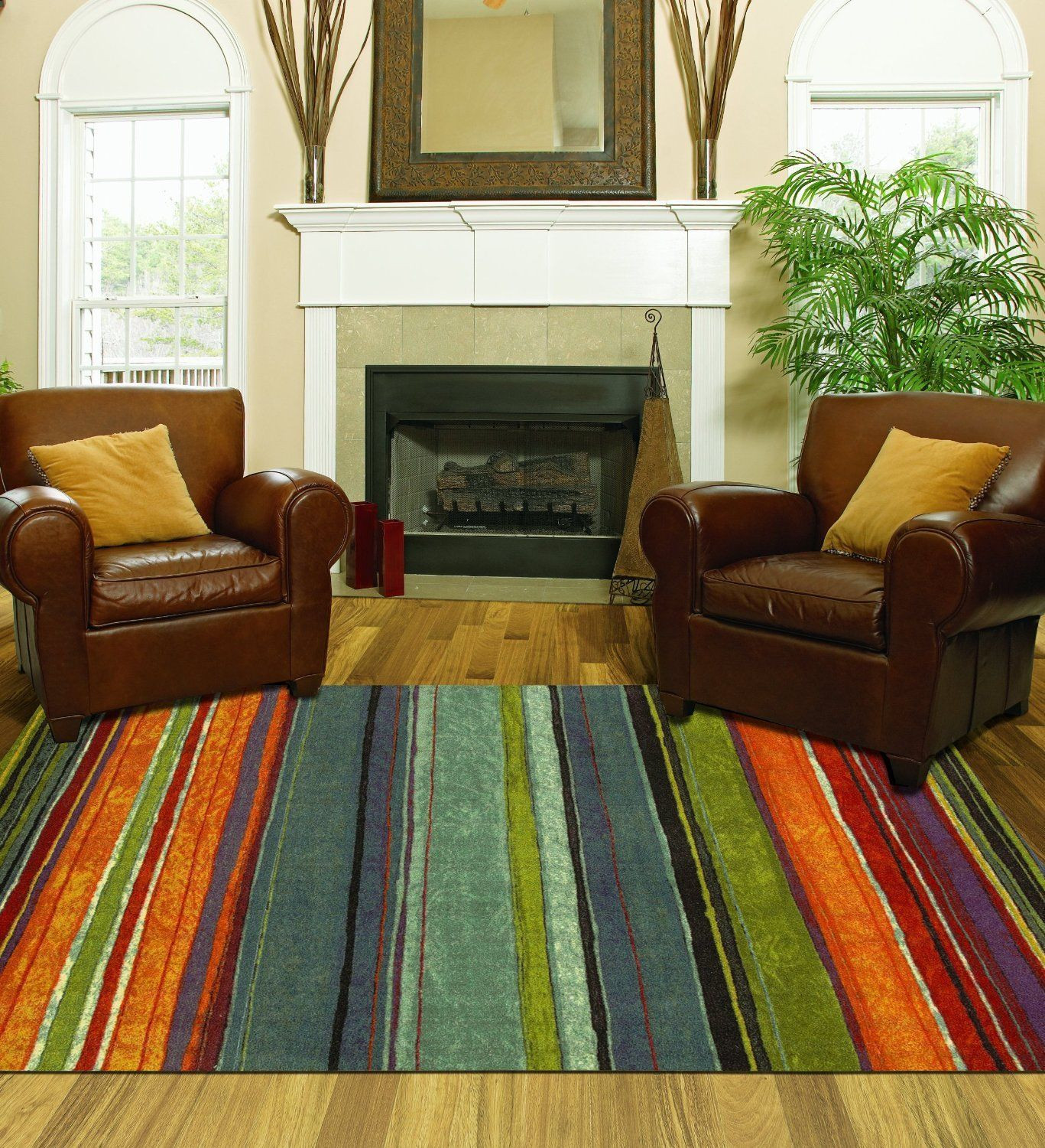 Large Rugs For Living Room
 Area Rug Colorful 8x10 Living Room Size Carpet Home