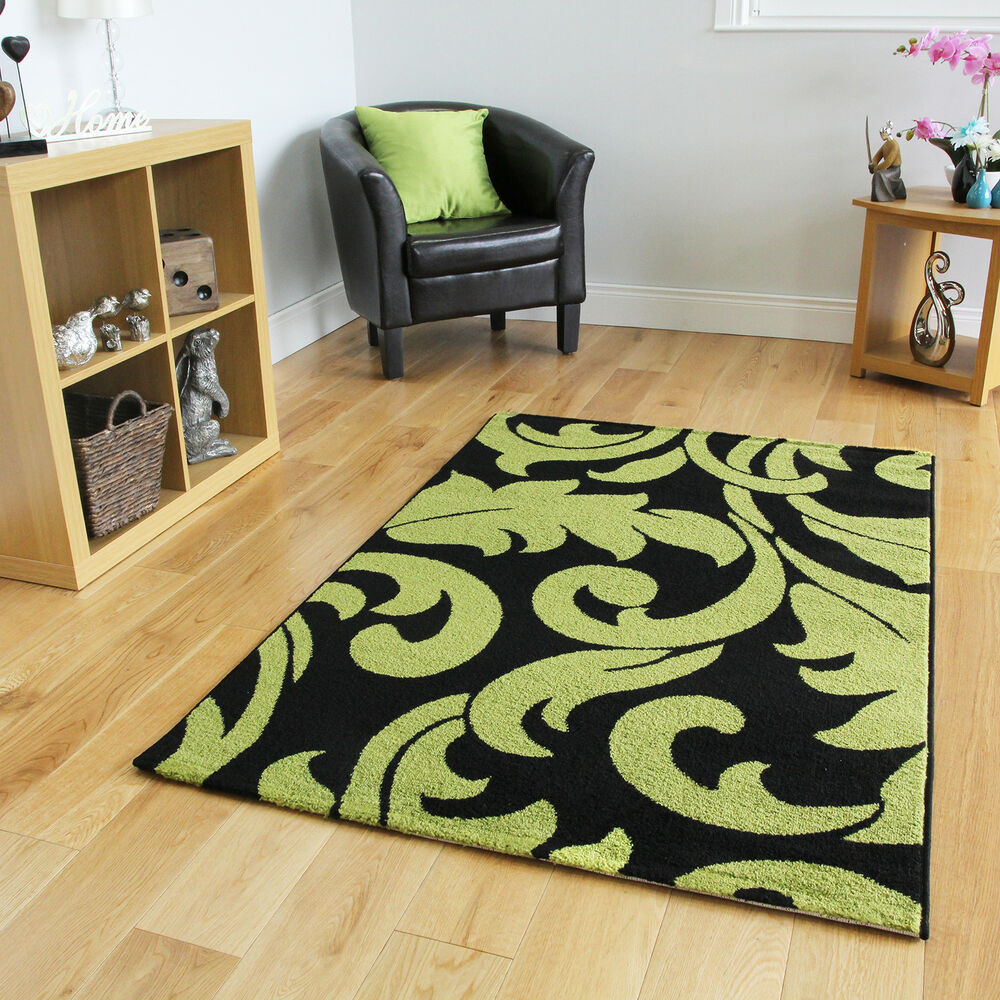 Large Rugs For Living Room
 Green Small Rugs Floral Modern Rugs Easy Clean Soft