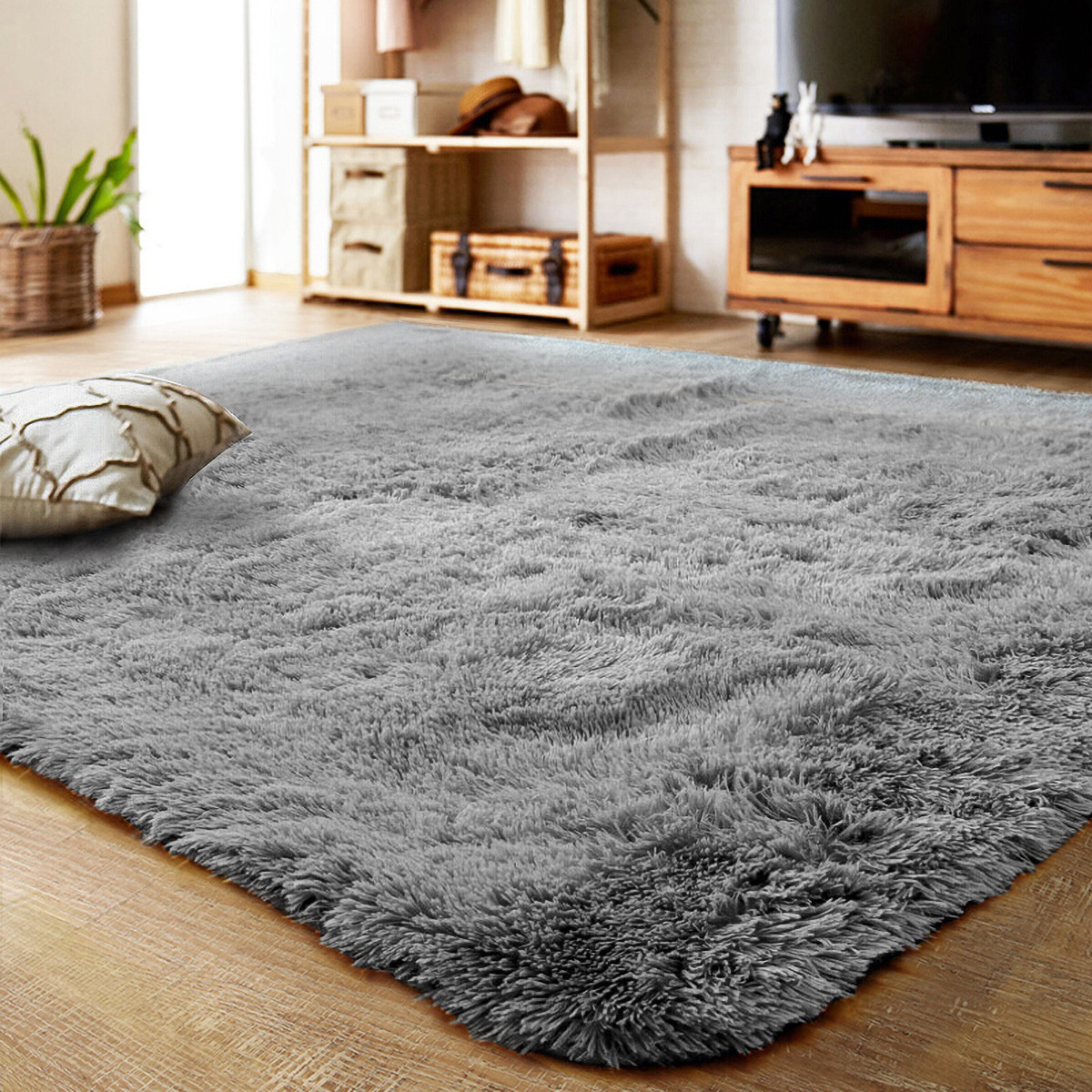 Large Rugs For Living Room
 LOCHAS Ultra Soft Indoor Modern Area Rugs Fluffy Living