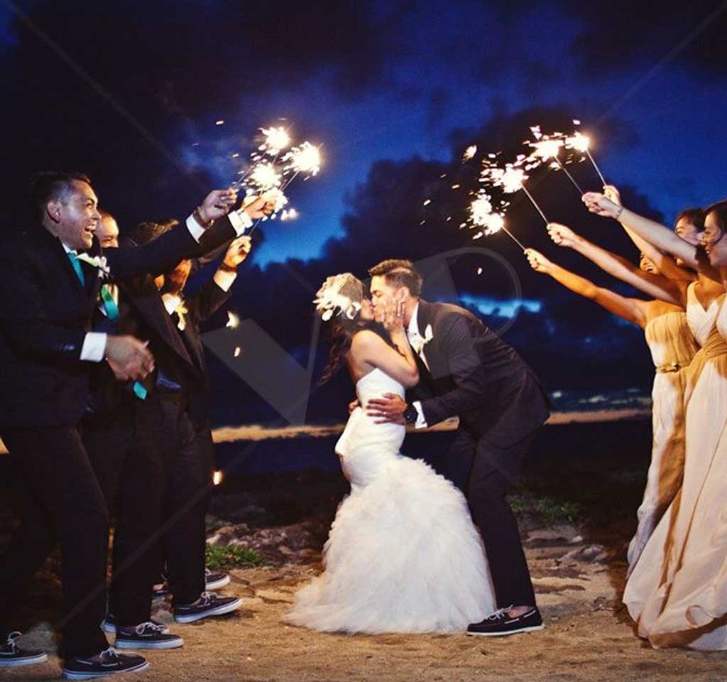 Large Wedding Sparklers
 20" Gold Wire Sparklers Wedding Sparklers