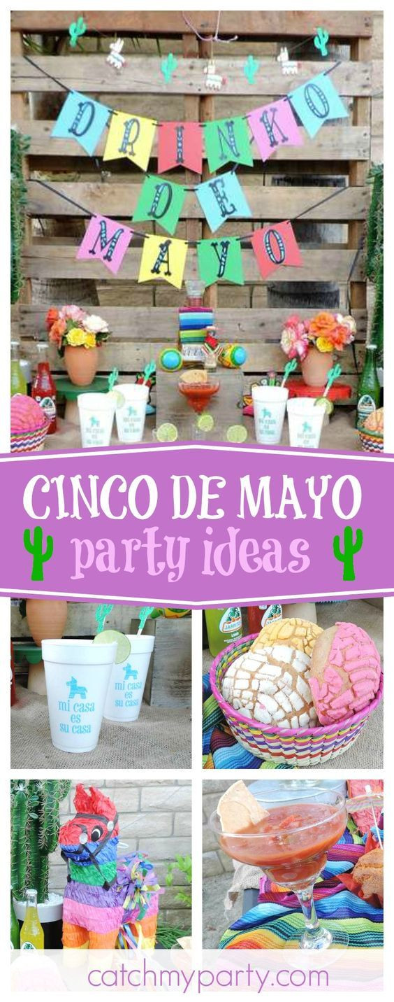 Last Minute Birthday Party Ideas For Adults
 Fiesta Mexican Cinco De Mayo "Drinko De Mayo