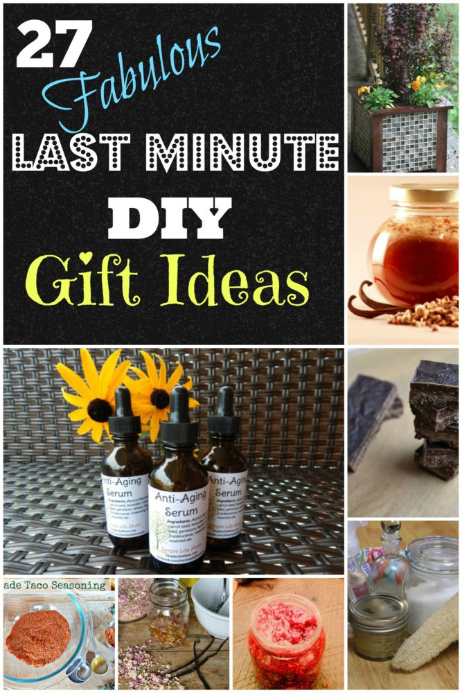 Last Minute DIY Birthday Gifts
 27 Last Minute DIY Gift Ideas Simple Life Mom