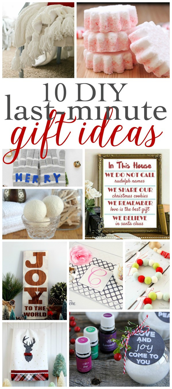 Last Minute DIY Birthday Gifts
 10 DIY Last Minute Gift Ideas a Giveaway