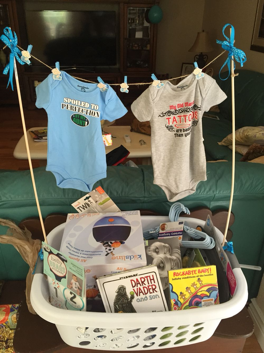 Laundry Basket Gift Ideas
 Baby shower t For wrapping Just fill a laundry
