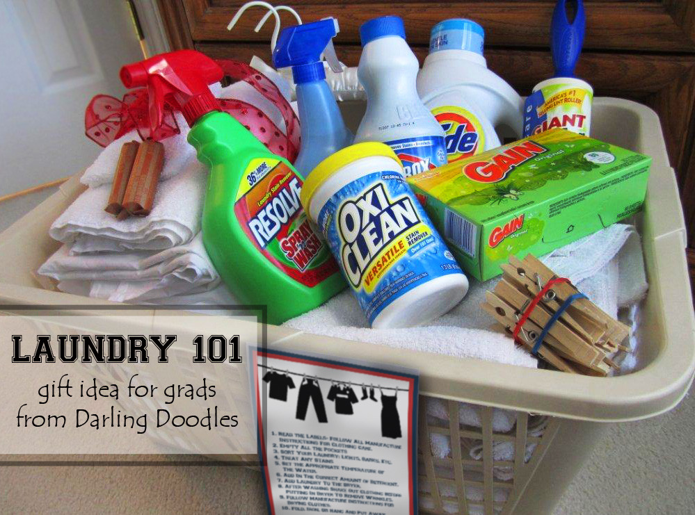 Laundry Basket Gift Ideas
 Fabulous Friday 11 Graduation Gifts to Make • Vicki O Dell