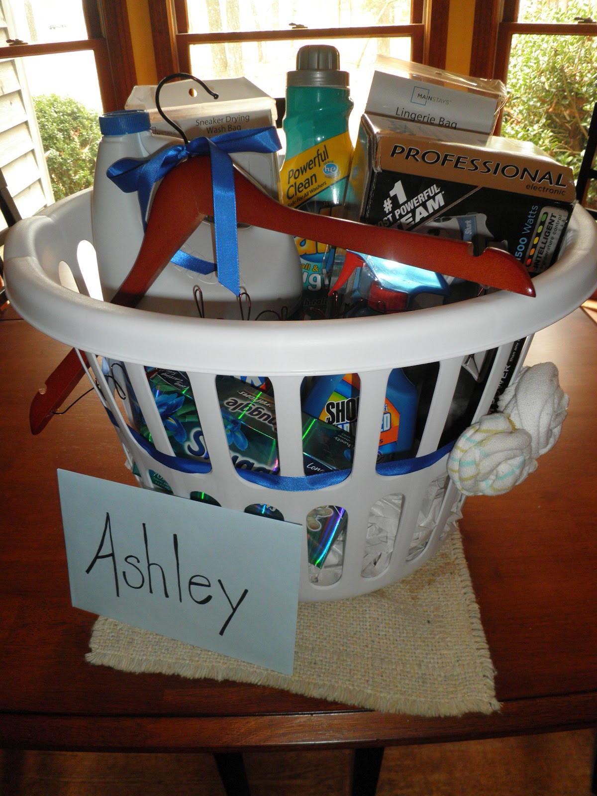 Laundry Basket Gift Ideas
 Weenie Lovin Pirate DIY Laundry Gift Basket