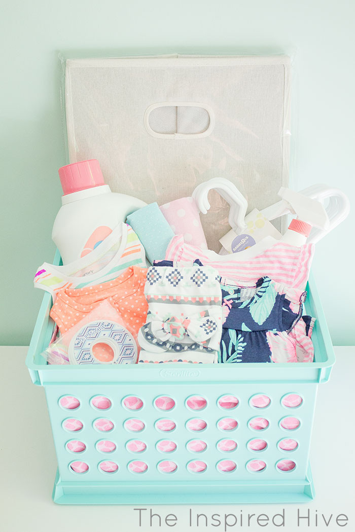 Laundry Basket Gift Ideas
 Laundry basket baby shower t