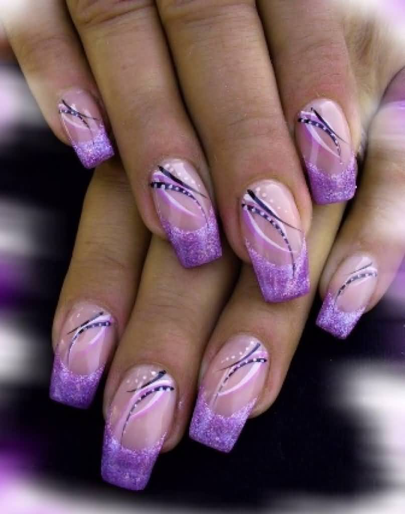 Lavender Nail Designs
 9 Easy Purple Nail Art Designs with