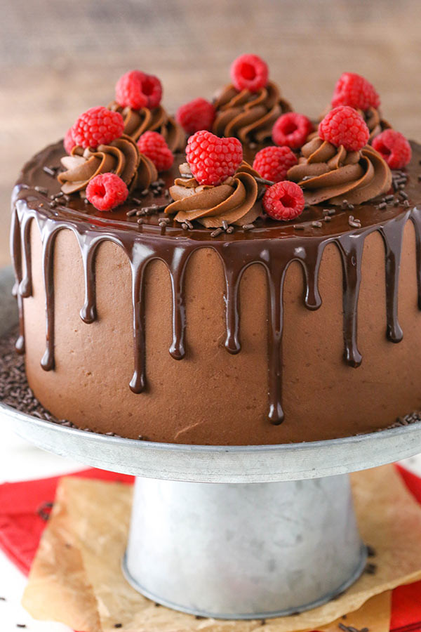Layered Birthday Cake Recipes
 Raspberry Chocolate Layer Cake