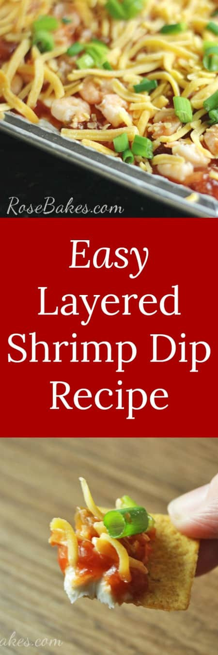 Layered Shrimp Dip With Cocktail Sauce
 layered shrimp dip with cocktail sauce