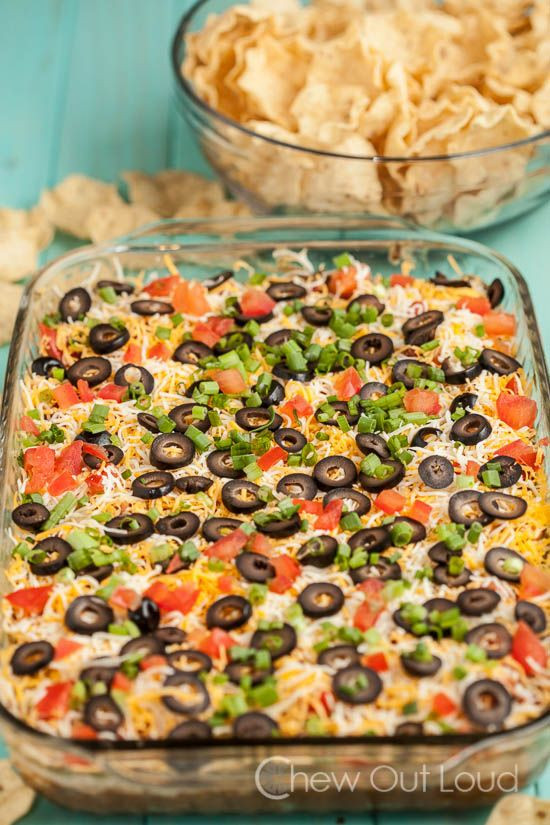 Layered Taco Dip With Ground Beef
 7 layer taco dip with ground beef