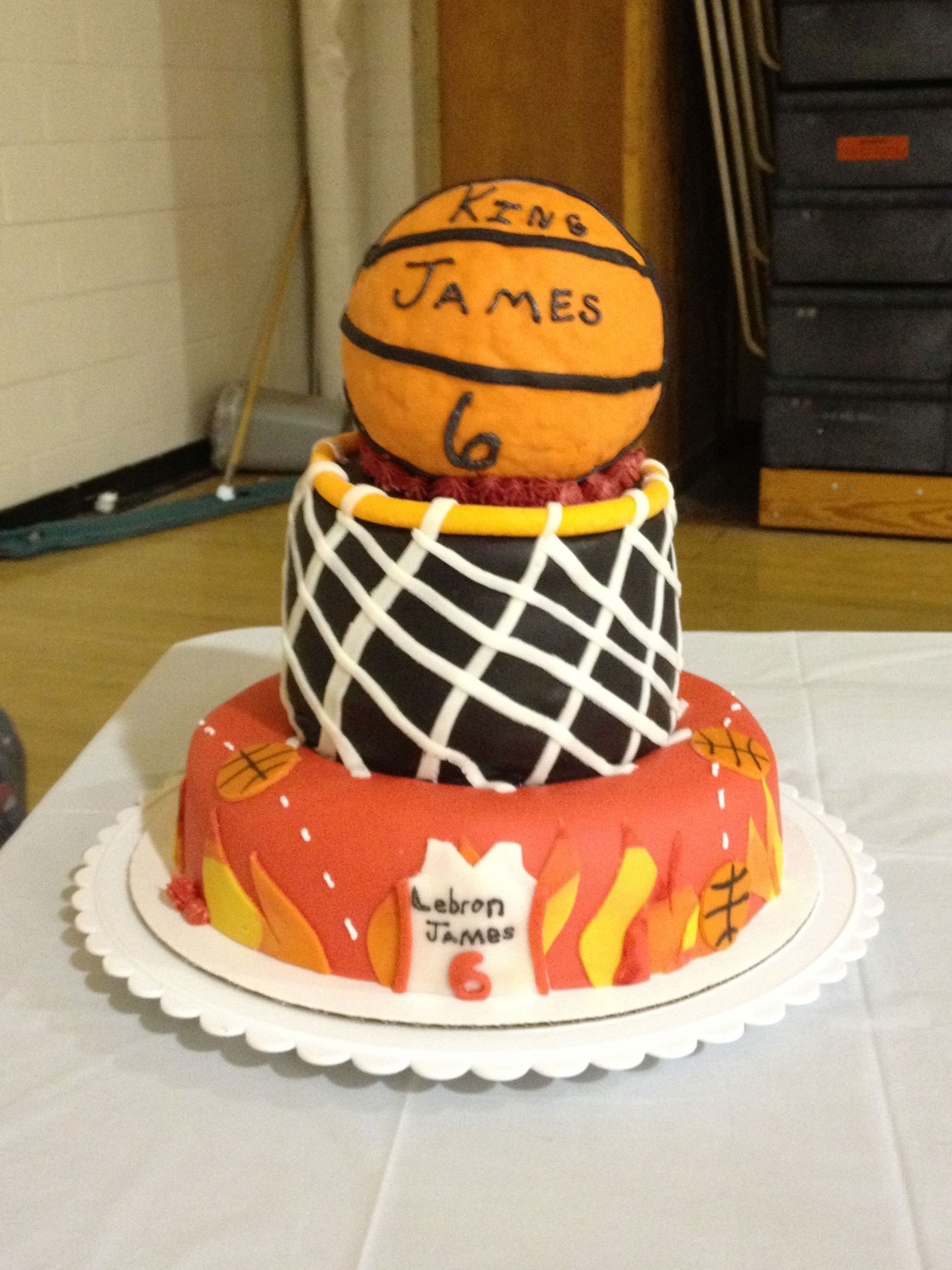 Lebron James Birthday Cake
 Lebron James basketball cake Cakes