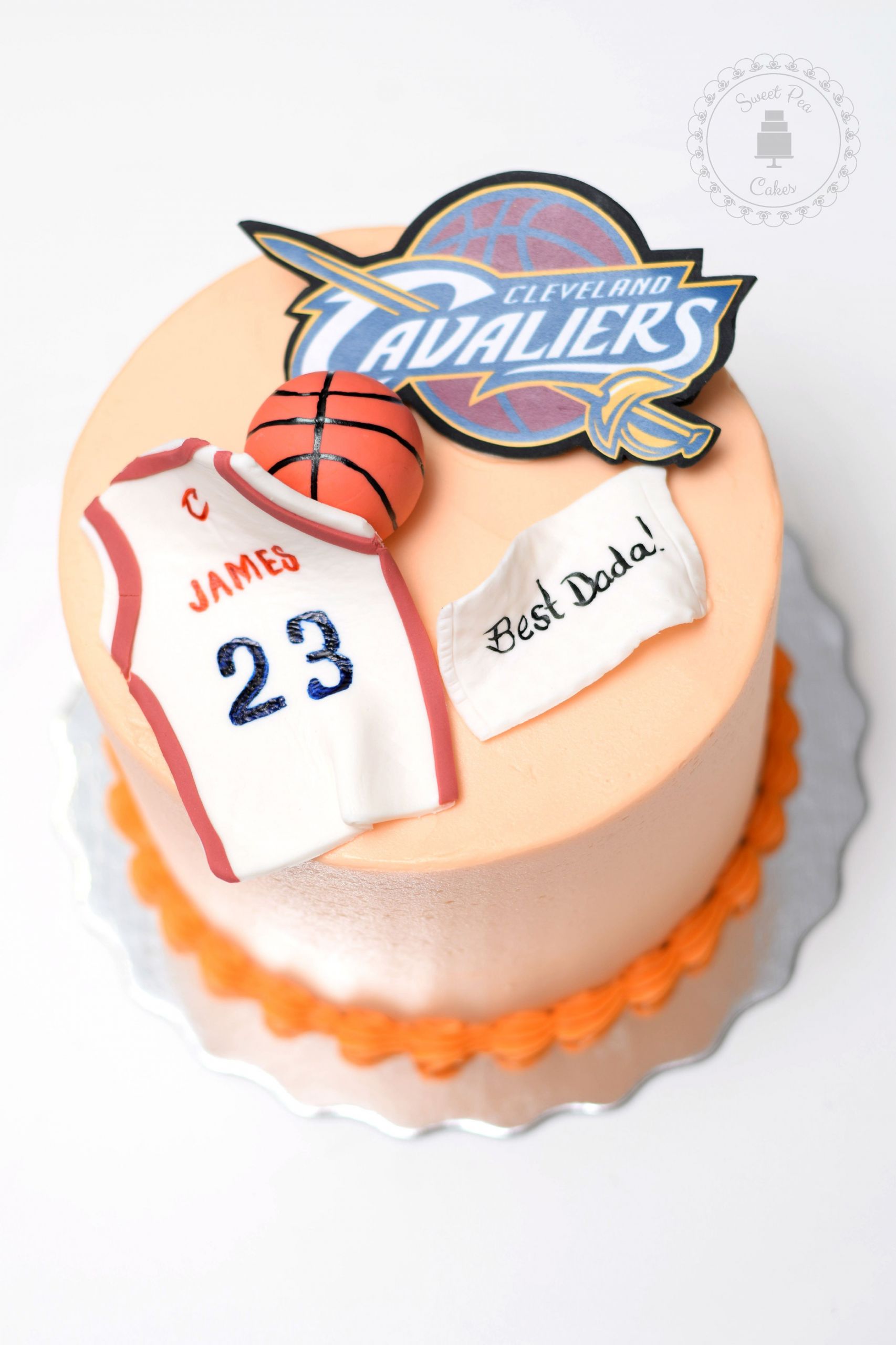 Lebron James Birthday Cake
 Custom basketball theme cake Lebron James Cavaliers
