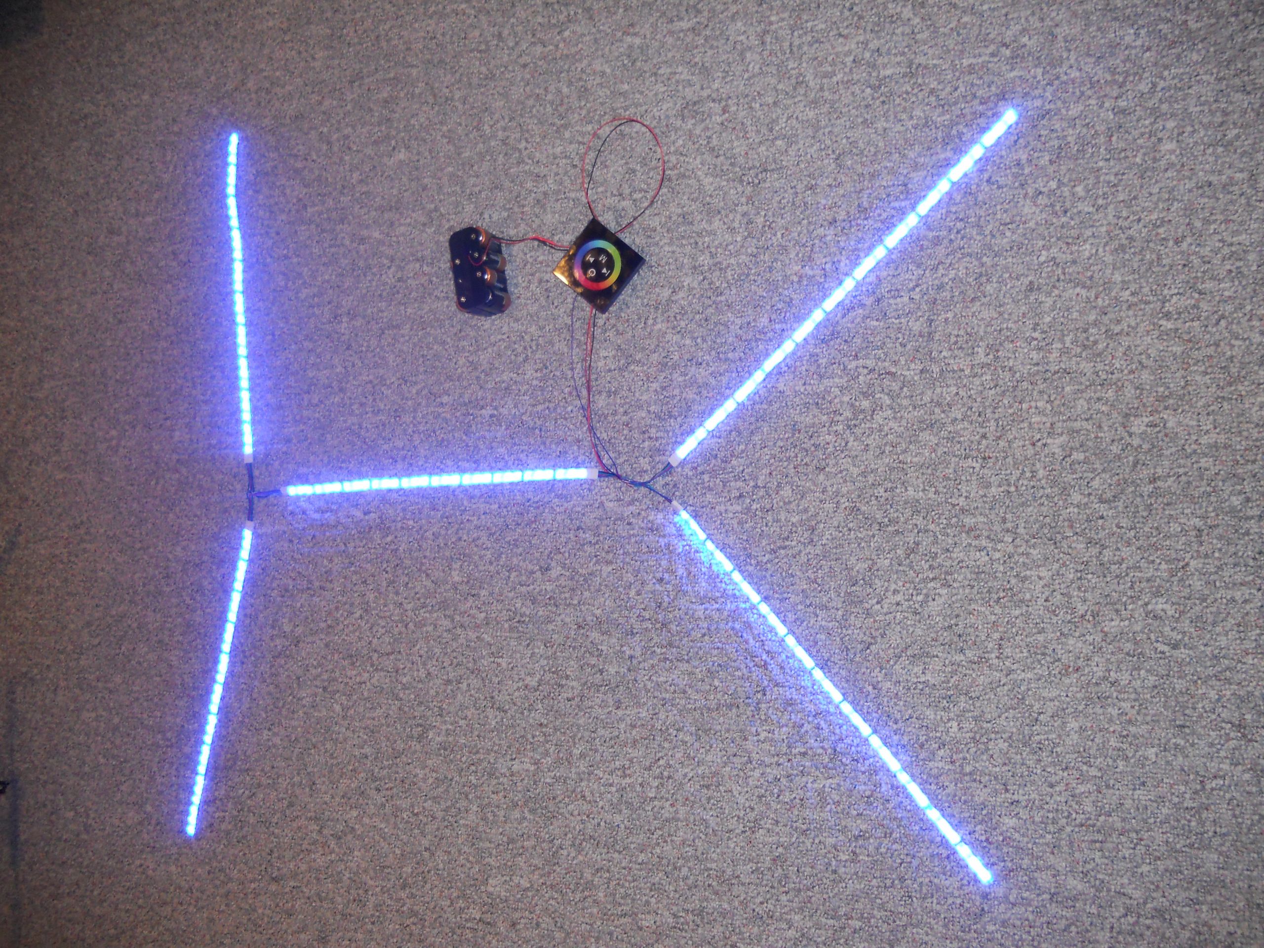 Led Costume DIY
 RGB Stickman Halloween Costume