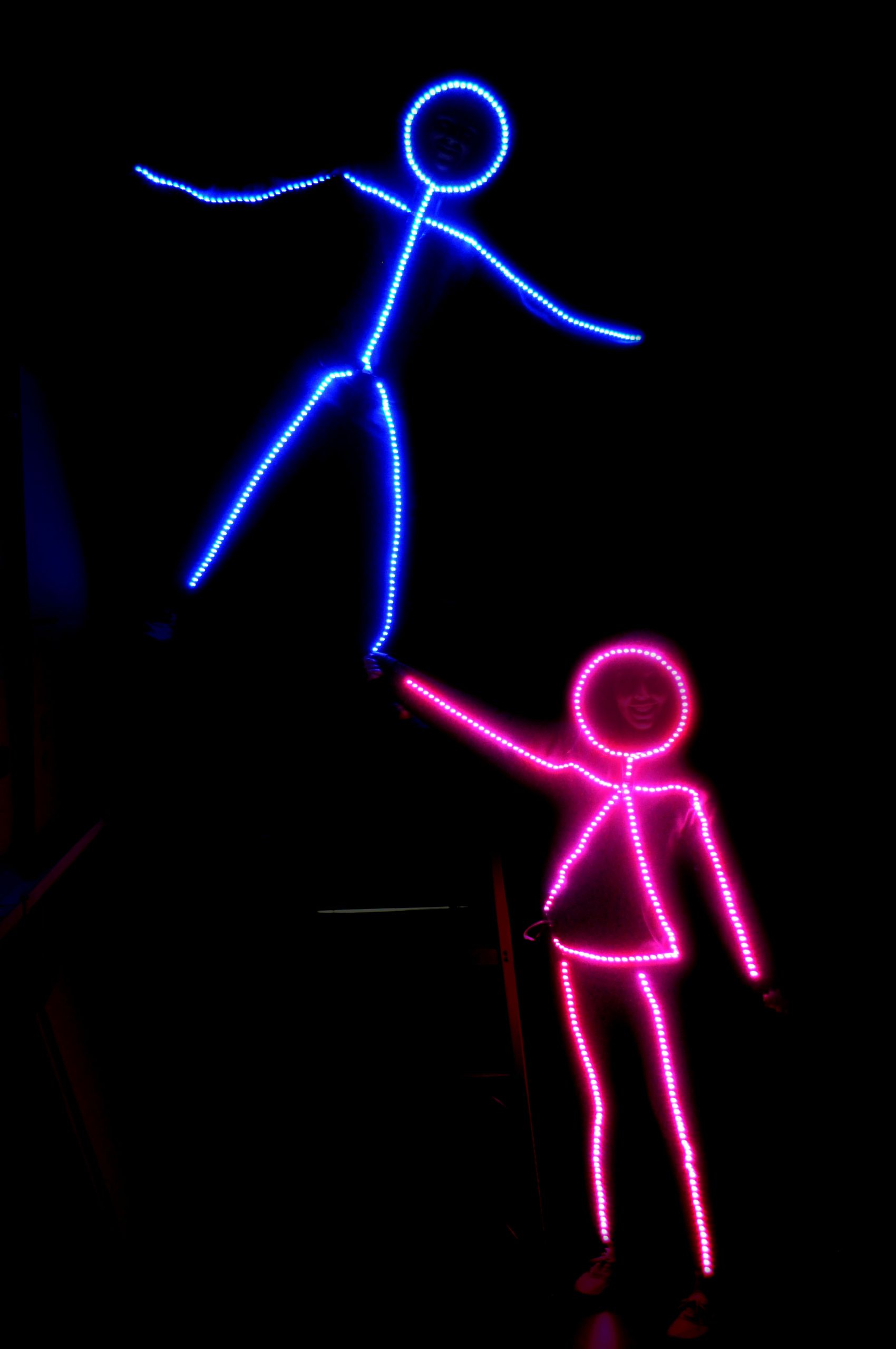 Led Costume DIY
 LED Stick Figure DIY Halloween Costume