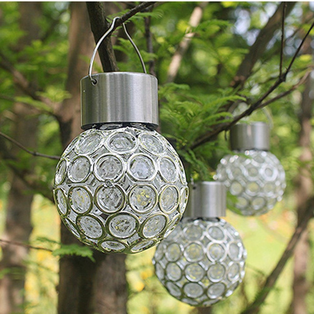 Led Solar Landscape Light
 Innovative Solar Ball Hanging LED Lamp Outdoor Color