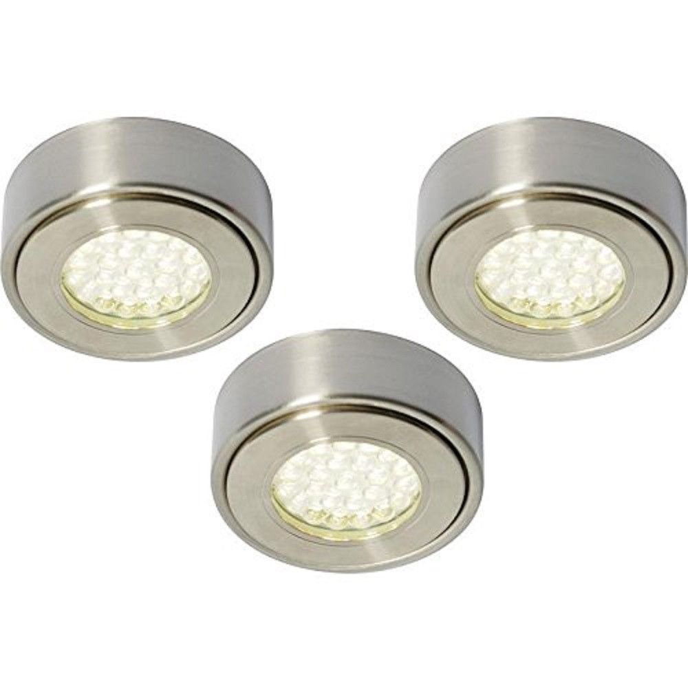 Led Under Kitchen Cabinet Lighting
 Round LED Under Kitchen Cupboard Cabinet Lights in a