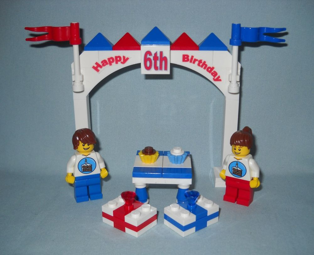 Lego Birthday Cake Topper
 NEW LEGO HAPPY BIRTHDAY CAKE TOPPER BOY & GIRL MINIFIGURES