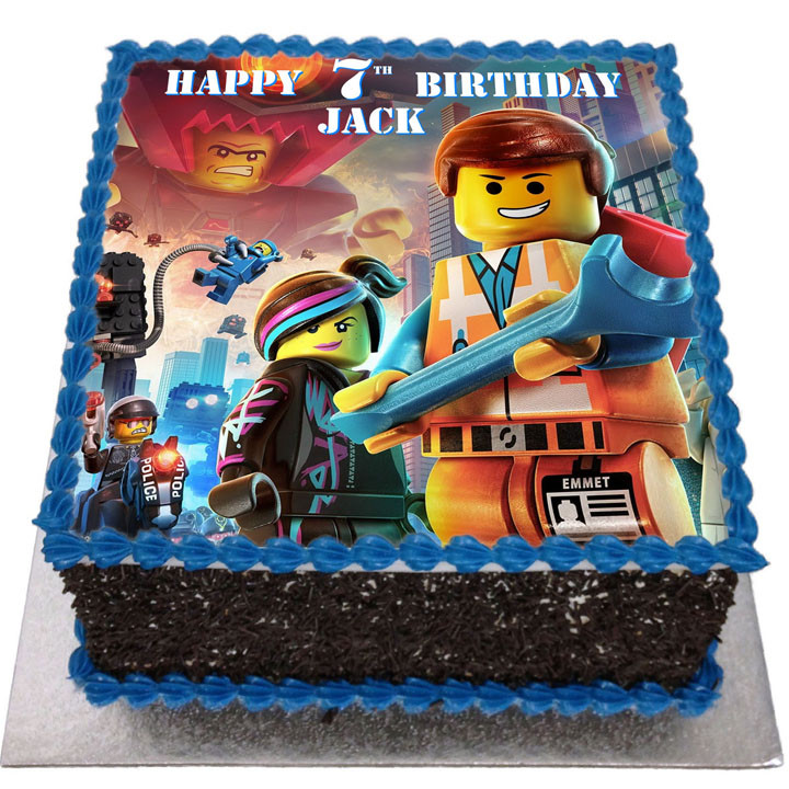 Lego Movie Birthday Cake
 Lego Movie Birthday cake Flecks Cakes