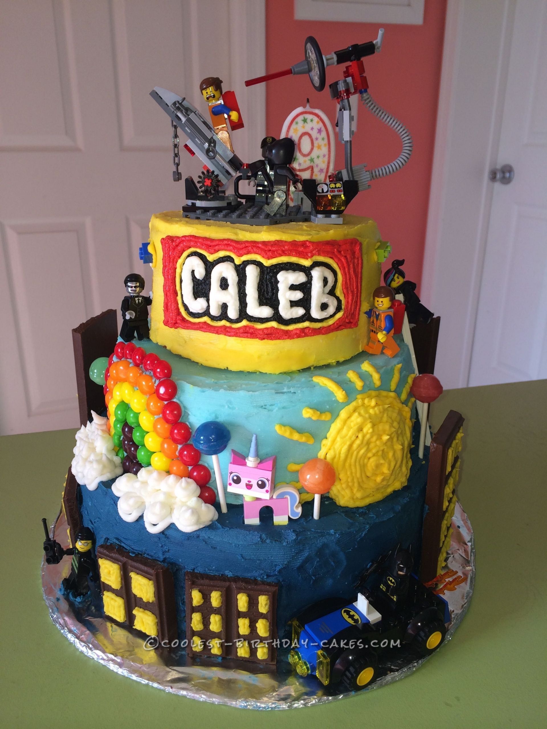 Lego Movie Birthday Cake
 Coolest LEGO Movie Cake