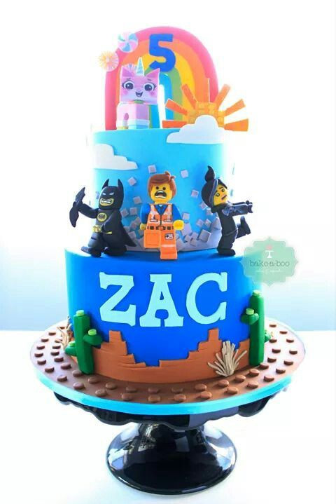 Lego Movie Birthday Cake
 Lego movie cake