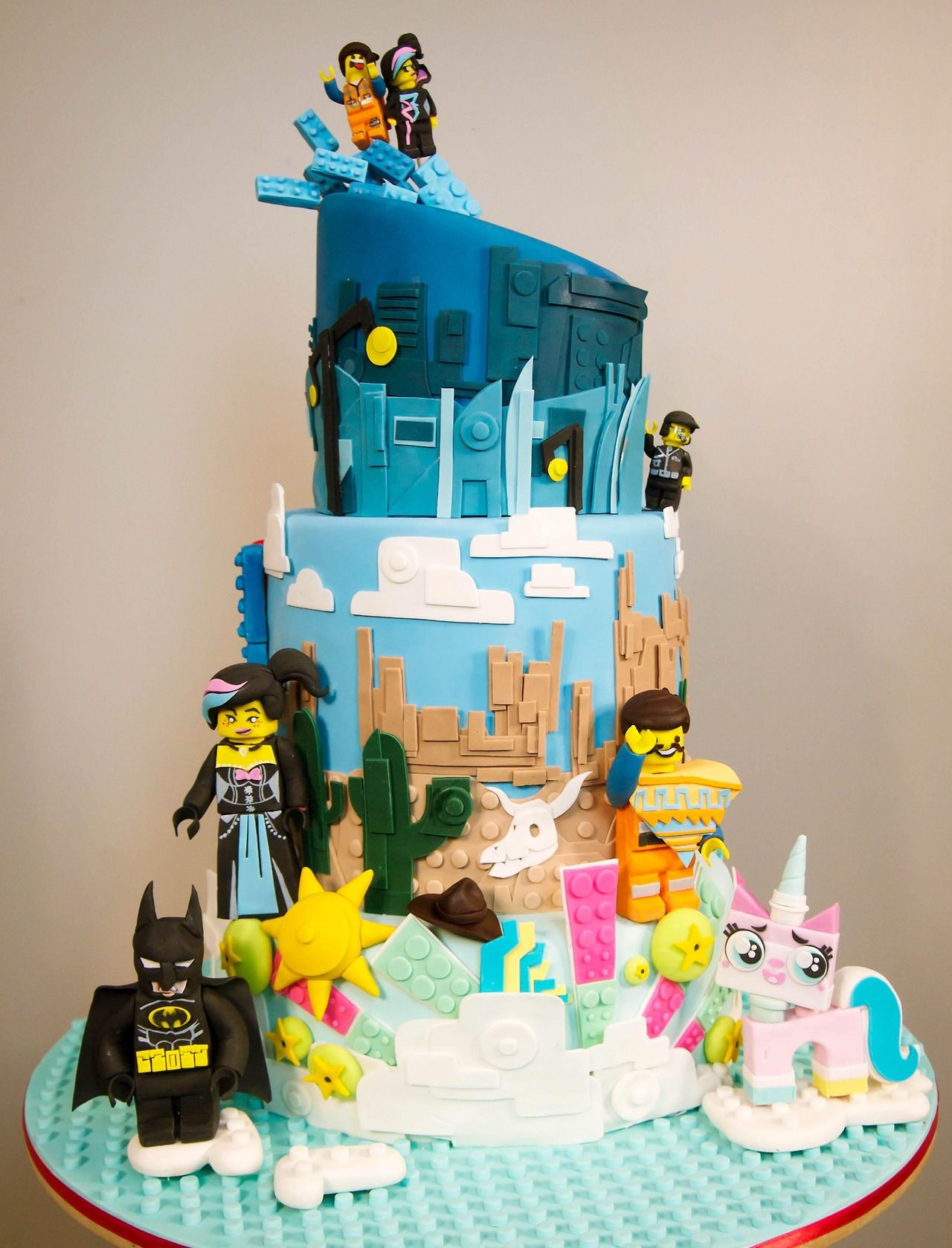 Lego Movie Birthday Cake
 The LEGO Movie cake to end all LEGO Movie cakes With