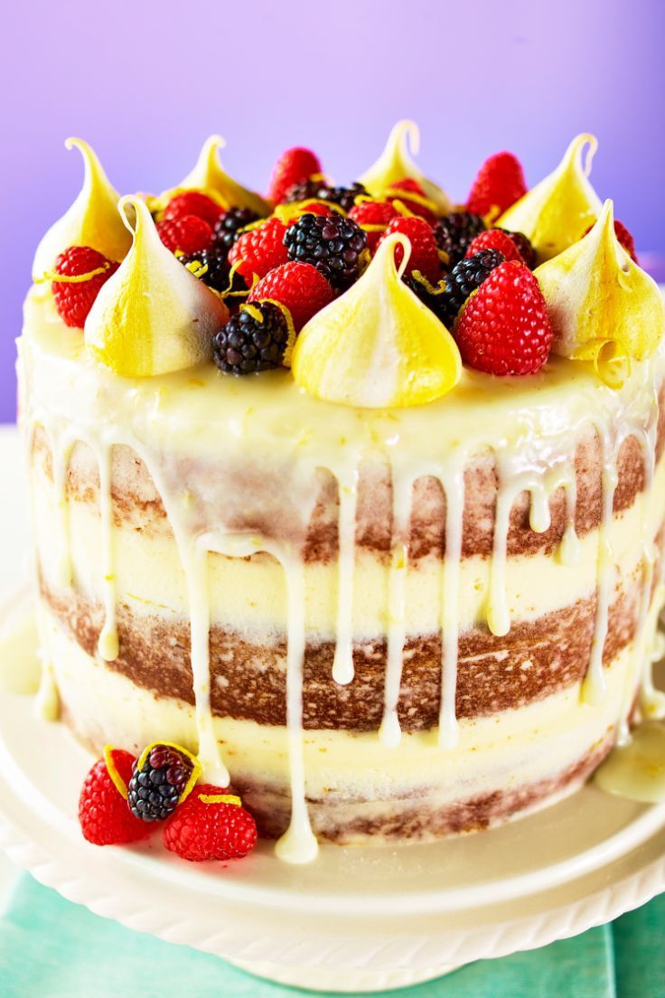Lemon Birthday Cake Recipes
 Lemon and Elderflower Drizzle Cake