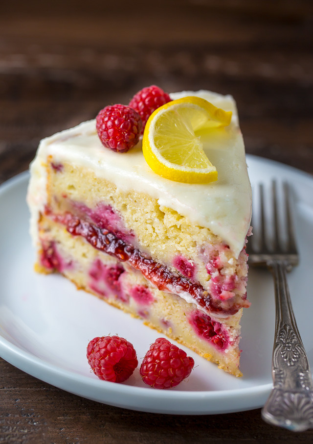 Lemon Birthday Cake Recipes
 Lemon Raspberry Cake Baker by Nature