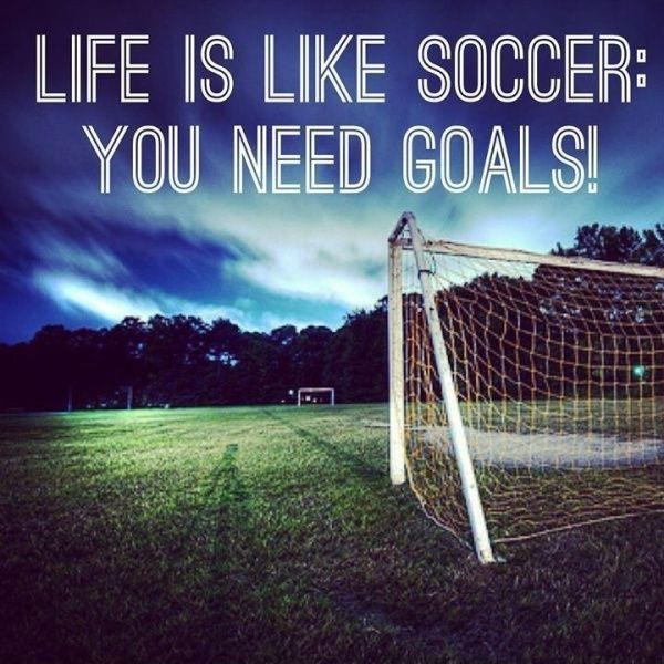 Life Goals Quotes
 Life is like soccer you need goals